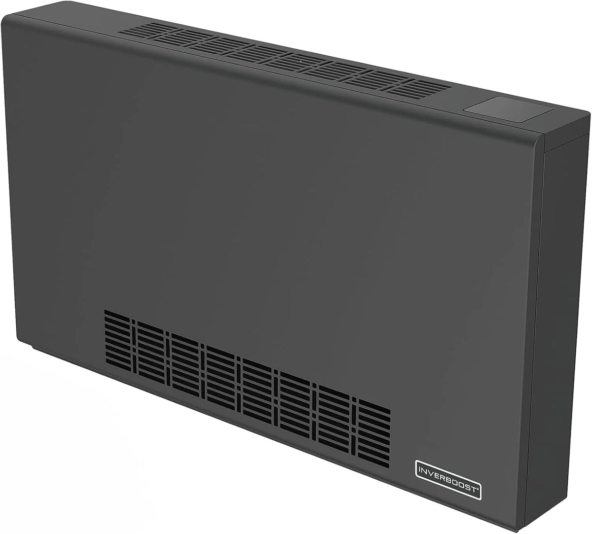 Ventilator, Boost, Schwarz, steuerbar per App, 3 kW Heizkörper, ultradünn 145 mm, Wärmetauscher