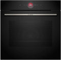 Bosch Serie 8 HBG7721B2 Backofen, 60 x 60 cm, Einbau, Touch-Bedienung, 3D-Optik, Schwarz, Farb-Touchscreen & Bedienring, 3D Heißluft, Pyrolyse &