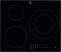 Electrolux LIT60336 Induktionskochfeld, Induktionsplatte, Touch-Bedienung, Timer, kopffrei und schräg, Schwarz, Touch-Steuerung, 3 Zonen, automatische