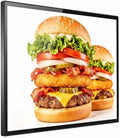 Digital Signage Display, 43 Zoll, Werbedisplay, Restaurant, digitaler Werbeanzeige, Smart-TV-Signage, Wandmontiertes Digitales Menüboard für