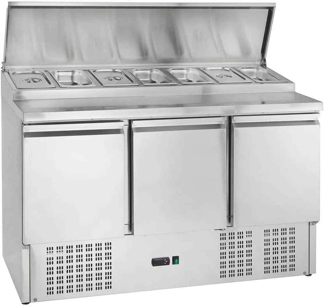 392L, Belegstation, 3 Böden, Edelstahl, GastroHero PSH300