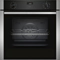 NEFF b3ace4an0 Backofen, 60cm, 71 L, Einbau, Edelstahl, Neff einbaubackofen 71l 60cm mit ecoclean edelstahl b3ace4an0