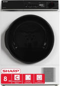 Sharp KD-PRO8S7GWC-DE 20-Minuten-Schnelltrockenprogramm Wäschetrockner, 8 kg, WLAN, Weiß, 15 Trockenprogramme inkl, 8kg, WiFi