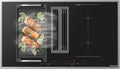 Induktionskochfeld, 90 cm, 7400 W, Induktionsplatte, GASLAND IH904BFRB, Boost, Einbau, autark, Grill, Edelstahl, 7400W