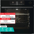 Gorenje A08BG Elektrischer Pizzaofen, 77 L, Einbau, Touch-Bedienung, Schwarz, 77L, PizzaMode 300°C, Pyrolyse, SteamAssist, Heißluft, AutoBake
