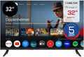 Google S32Ex1GH Smart TV, 32 Zoll, Fernseher, HDR, rahmenlos, HDR10, 5 Jahre Garantie, 2026, HD Ready, Stream System Google TV Smart 81 cm