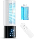 Klimaanlage, Mobile 6in1, Timer, 3 Geschwindigkeiten, Oszillation, 45°, 1-8 Std, schneeweiß, Turbo-Modus, Schlafwind, für Zuhause & Büro