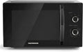 Mikrowelle, 28, 5 cm, 25 L, 800 W, Timer, Auftaufunktion, Schwarz, 3 Jahre Garantie, Matte Black