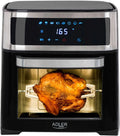 Backofen, 13 L, 2500 W, LCD-Display, Heißluftfritteuse mit LCD-Anzeige, Minibackofen mit 8 Programmen