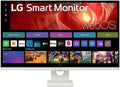 LG 32U721SA-W.AEU DCI-P3 Monitor, 32 Zoll, 3840 × 2160, Bluetooth, webOS, HDR, 4K UHD, IPS-Panel, HDMI, USB, Schwarz, HDR10, Smart TV Funktionen