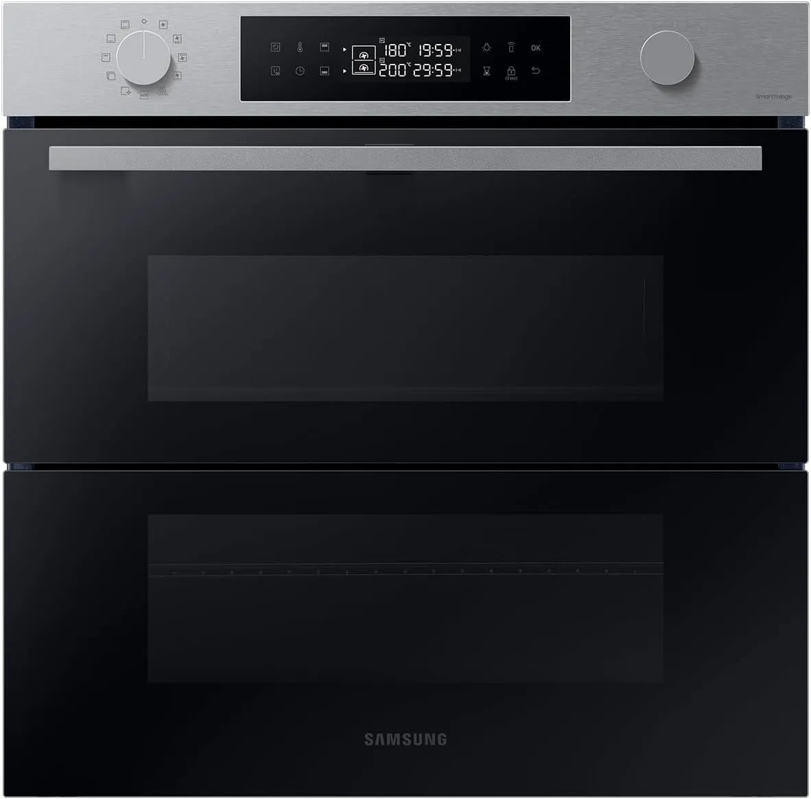 Samsung Serie 4 NV7B4550VDS/U1 Backofen, Edelstahl, Samsung NV7B4550VDS/U1 Dual Cook Flex Pyrolyse Backofen Edelstahl - Serie 4