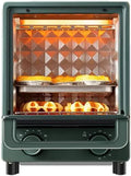 Backofen, Timer, Grill, Glas, herausnehmbar, einfach zu backen, 12-Liter-Elektrobackofen und Grill