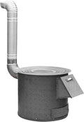 Produkt robuster Stahl mit abnehmbarem Kamin, Tragbarer Holzofen für den Außenbereich, für Camping, Grillen, Heizung