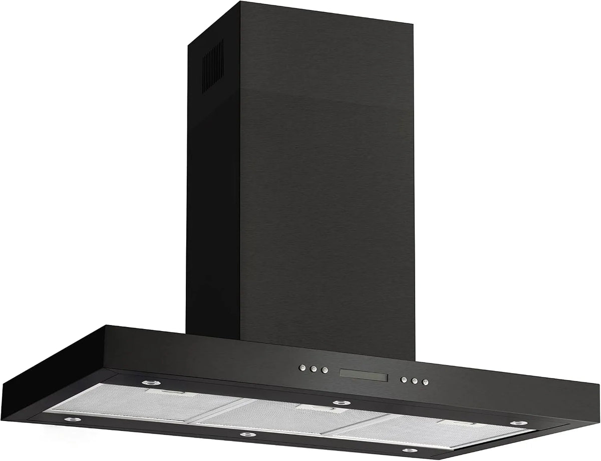 Amica 625-980x90x60 Dunstabzugshaube, 980x90x60 cm, 621 m3/h, Küchenhaube, Schwarz