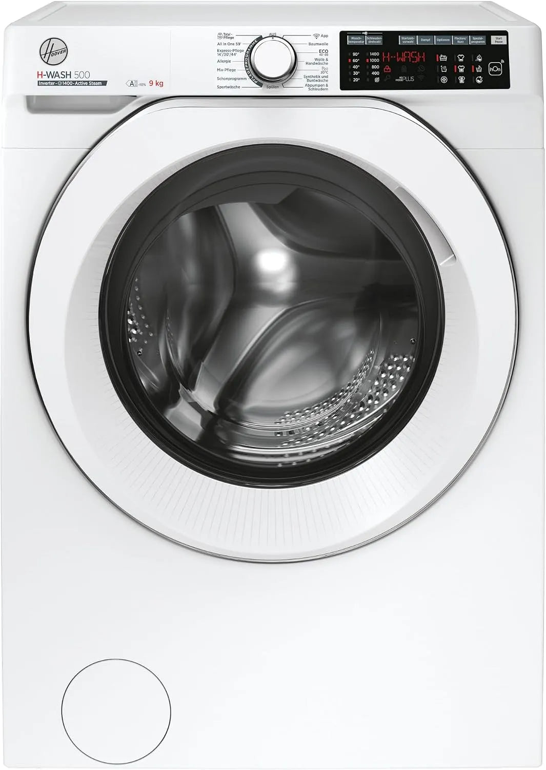 Hoover 49AMC6/1-84 Waschmaschine, 9 kg, WLAN, Bluetooth, Inverter, Dampf, Hoover H-WASH 500 HWQ 49AMC6/1-84 Waschmaschine, A -10%