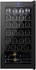 Weinkühlschrank, Einbau, Touch-Bedienung, thermoelektrischer Weinschrank, Einbau-Wein- und Bierkühlschrank mit digitaler Touch-Steuerung