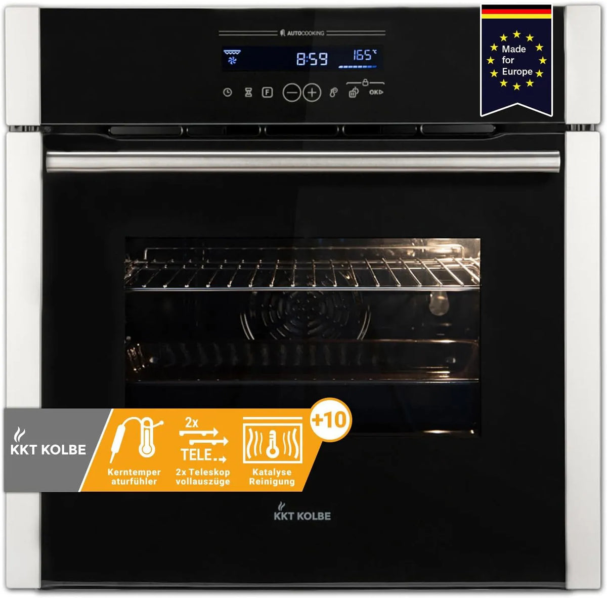 Backofen, 60 cm, KKT, Einbau, autark