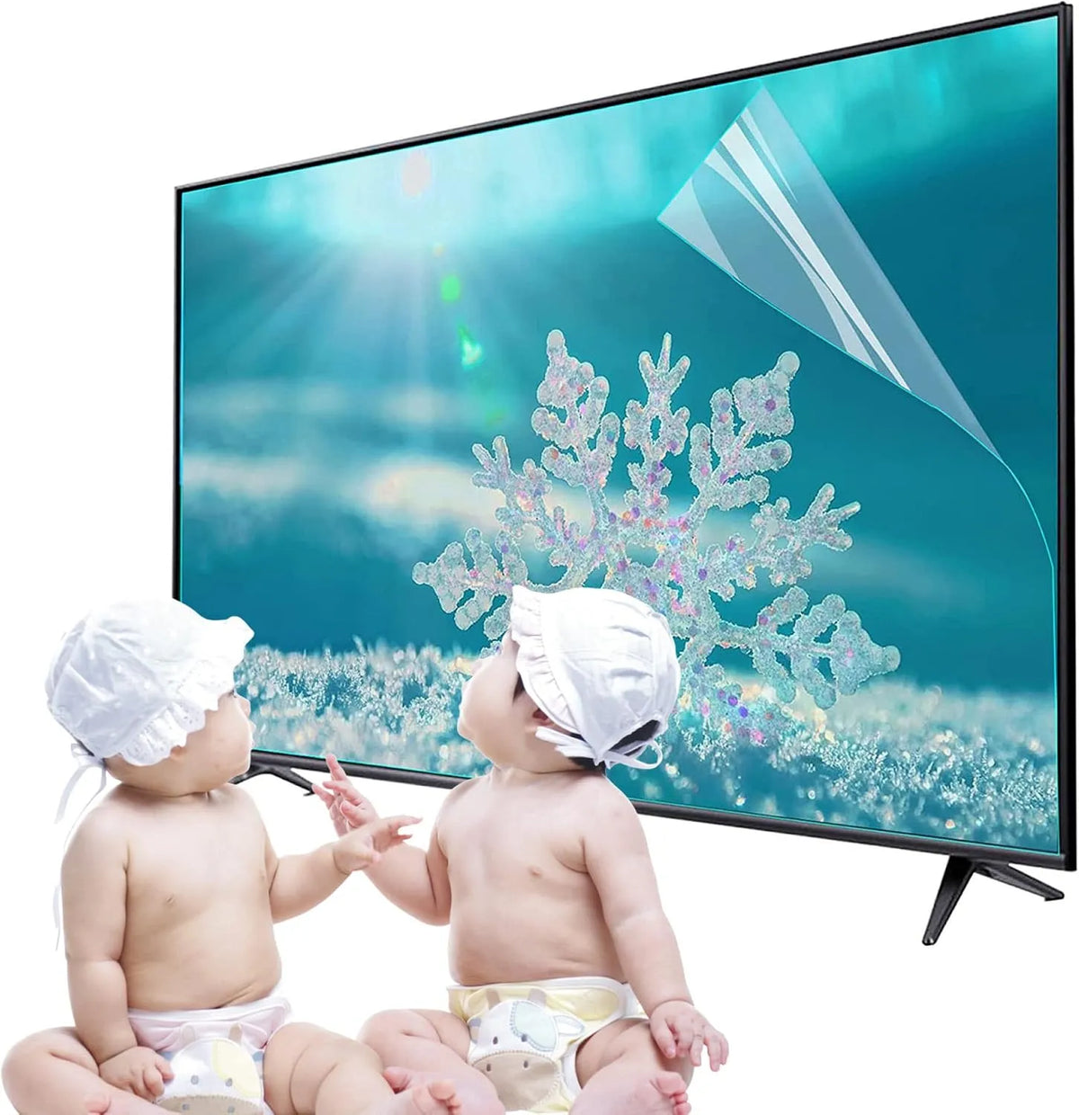 Smart TV 58in, 75 Zoll, 1169x721mm, Fernseher, OLED, LCD-Display, Blaulichtblock herausfiltern Blendreflexionsfolie, Kratzfest Monitorschutzplatte