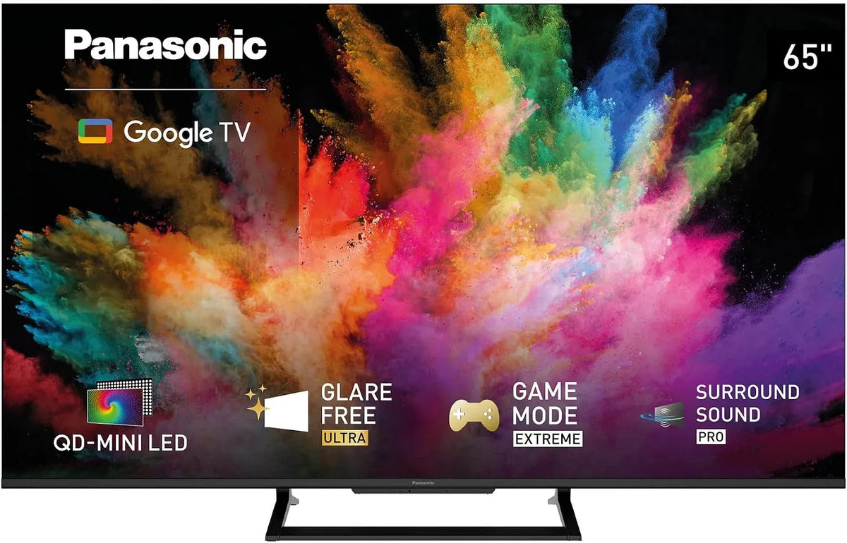 Panasonic TN-65W92C Smart TV, Fernseher, 4K UHD, Google TV, Glare Free Ultra, Panasonic TN-65W92C 4K UHD QD-Mini LED TV