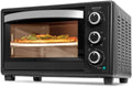 Cecotec 26 L, Tischofen Bake&Toast 2600 Black, 1500 W, inklusive Pietra Pizza Stein für Ergebnisse wie in einem traditionellen Steinofen 4Pizza