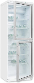 Exquisit GKS350-2-GT-280D Kühlschrank, 320 L, Exquisit GKS350-2-GT-280D Getränkekühlschrank - 320 L Flaschenkühlschrank
