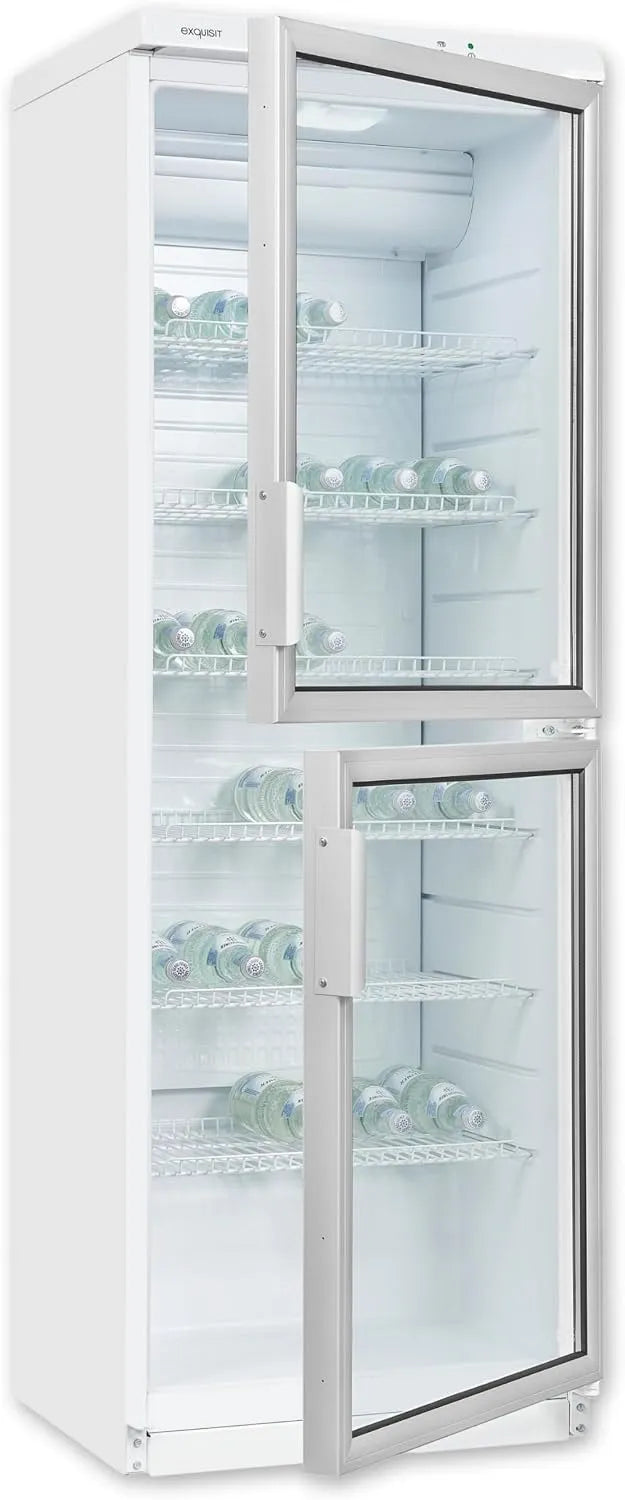 Exquisit GKS350-2-GT-280D Kühlschrank, 320 L, Exquisit GKS350-2-GT-280D Getränkekühlschrank - 320 L Flaschenkühlschrank