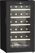 Weinkühlschrank, 65 L, 24 Flaschen, 5 bis 20 °C, HOMCOM, Schwarz